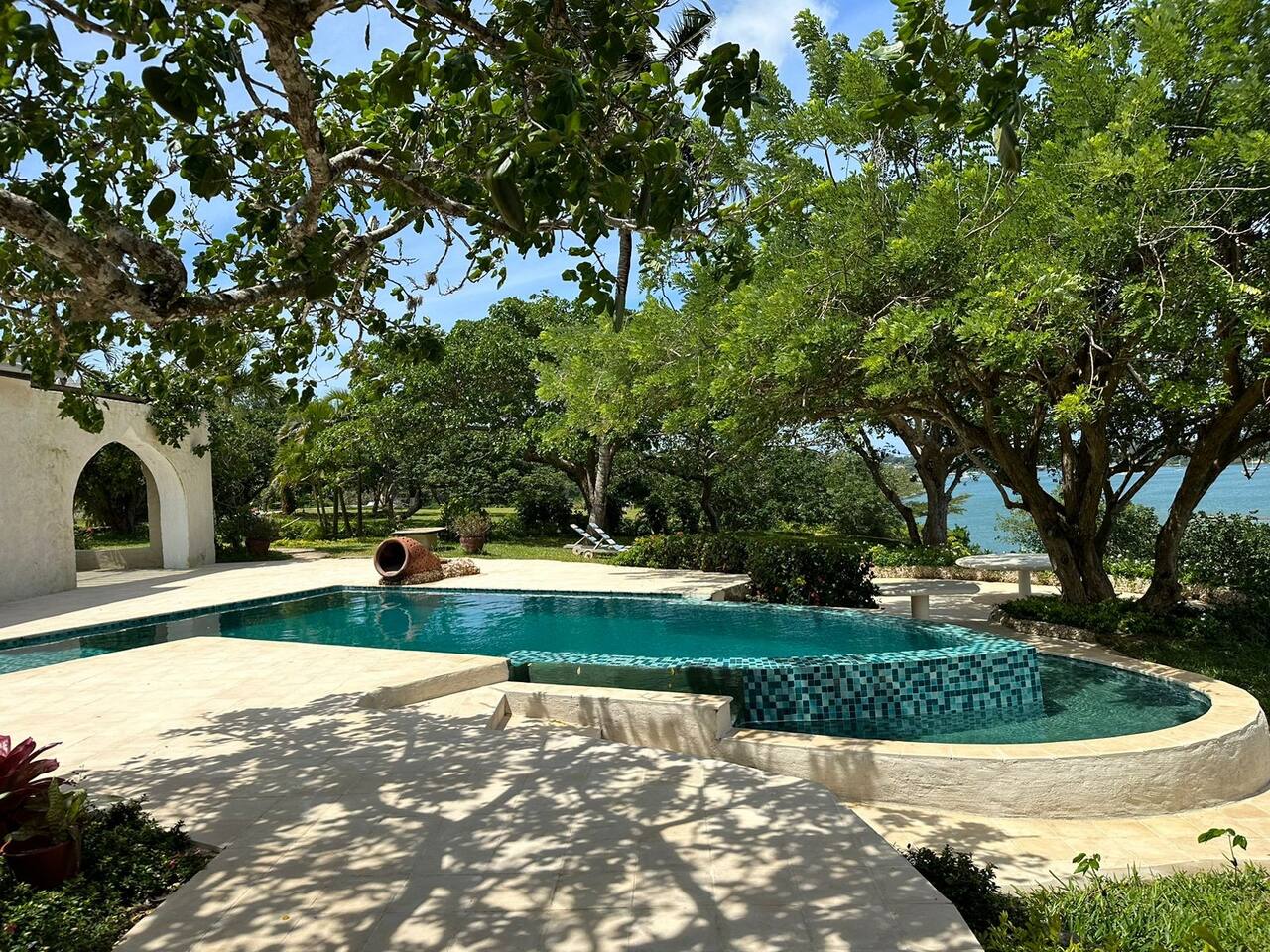 Marijani Villa private pool with views over Kilifi Creek Marijani villa pool